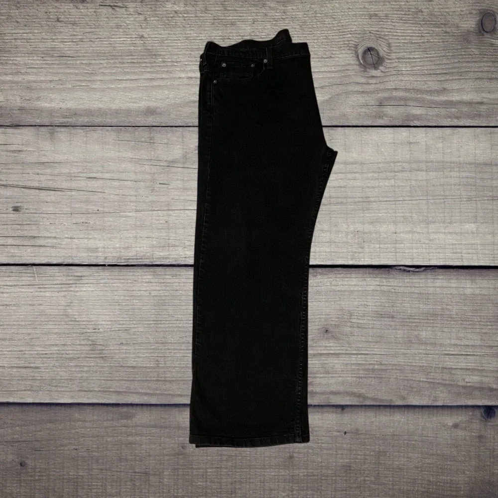 Levi’s 569 Jeans Loose Fit Straight Leg Mens 42 Black Label